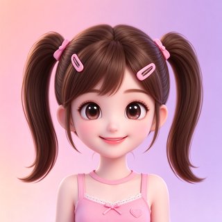 Saylo 甜系萌妹人设糖糖的3D卡通头像